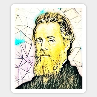 Herman Melville Portrait | Herman Melville Artwork 2 Magnet